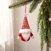 Cross-border novo tecido de Natal floresta boneca pingente sem rosto boneca ornamentos cena decoração atacado em estoque