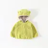 Chaqueta de Polar Otoño/Invierno para Niños Unisex Bebé Oso Lindo con Capucha Cárdigan Elegante Versátil Ropa Exterior para Salir