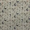Tela Estampada Personalizada Imitación Lino Tela de Algodón Rayas de Bambú Poliéster Puro Más de 100 Diseños Florales Tela Imitación Algodón y Lino