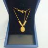 Colar de Contas Douradas de Durian Dourado Areia Dourada Red Net Joia Criativa Deixe Sua Vida Colar Comemorativo Tanabata Pingente de Presente Cabeça