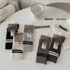 Nuevos Calcetines de Lana Gruesos y Cálidos para Hombre y Mujer Serie de Algodón de Doble Aguja Vertical Estilo Académico Estudiante Cachemir de Tubo Largo
