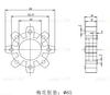 Acoplamiento de Aleación de Aluminio Tipo Flor de Ciruelo Tipo Estrella Alta Módulo de Tornillo Elástico para Servomotor