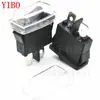 Interruptor de barco KCD1 2 pines 2 posiciones 9.5*21 delgado impermeable interruptor de encendido plano dos pines Interruptor negro