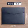 Maletín de cuero para documentos de negocios, bolsa para archivos de papel A4, porta documentos, bolsa para documentos engrosada e impermeable con botón a presión, se puede imprimir con logotipo