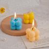 Vela de Aromaterapia Cubo de Rubik de Tamaño Pequeño Ceremonia Acompañante Ins Decoración Creativa para el Hogar Traje Accesorios para Sesión de Fotos Vela Nudo Cubo de Rubik