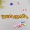 Material DIY Cosplay Vestido de Animação Traje Antigo Tecido Bordado Étnico Aplique Dourado e Prateado para Passar 3236# Flores Quentes