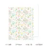 Nuevos productos de ropa floral, papel de regalo de flores frescas, ins floral, papel de regalo floral fresco pintado a mano, empaque de arte floral en stock