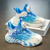 Nuevos Zapatos de Baloncesto Transpirables para Niños de Primavera y Otoño Zapatos para Niños Grandes y Medianos Niñas Zapatos Resistentes al Desgaste Amortiguadores Zapatos Deportivos para Correr para Niños
