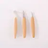Cuchillo de Talla en Madera de Haya Única Sks7 en Stock Venta al por Mayor Cuchillo de Talla para Artesanía Fabricación Herramientas de Carpintería para Talla Carpintero