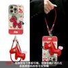 Cordón de Peluche de Pony Adecuado para Funda de Teléfono Apple 17 Año Nuevo 15 Pro Max Tacto de Alta Gama 16 Xiaomi 14 Funda Protectora