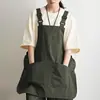 Delantal de restaurante impermeable y a prueba de aceite estilo japonés transfronterizo, de Taslan, de doble hombro ajustable, de doble uso, transpirable, con impresión de logotipo