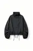 Fabricante transfronterizo de ropa para mujer al por mayor 2026 otoño nuevo chaqueta casual holgada de manga larga con cuello alto decorada con botones