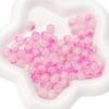 Cuentas de vidrio cuentas sueltas redondas doble jade cuentas de palomitas de maíz rotas hechas a mano DIY pulsera collar joyería para la oreja accesorios material