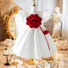 Vestido de princesa infantil de comercio exterior, vestido para niñas, vestido para interpretación de piano, vestido de novia para niña de las flores, banquete de cumpleaños y aniversario para niñas pequeñas.