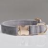 Collar Grabado para Perro, Collar para Mascota Anti-Pérdida, Correa de Felpa Transpirable Ajustable, Correa para Perro, Collar para Corgi