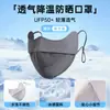 Máscara de Proteção Solar para Mulheres, Alto Valor Estético, Contorno Facial, Proteção Ocular, Máscara para Dirigir, Anti-UV, Tridimensional, Respirável, Para Uso Externo, Verão