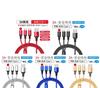 Cable de Datos Trenzado de Nailon de Venta Caliente Transfronterizo Tres en Uno de Carga Rápida para Teléfono Móvil con Impresión de Logotipo Venta al por Mayor