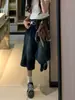 Jeans de Verano Delgados de Siete Puntos para Mujer Pantalones Anchos Adelgazantes Seleccionados Nuevo Estilo 2026 Para Personas Bajitas Pantalones Rectos de Seis Puntos