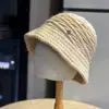 Sombrero de pescador de alta calidad, simple, transpirable, delgado para mujer, cálido y a prueba de viento para otoño e invierno, hace que la cara se vea más pequeña, sombrero tipo cubo de moda