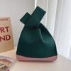 Bolsa de malha Bolsa de mão Bolsa balde Bolsa tote Bolsa de tecido Bolsa feminina Bolsa feminina Bolsa de colete Presente simples de mão