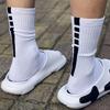 Calcetines de baloncesto profesionales de élite de la NBA para hombre, calcetines de élite de media caña con fondo de toalla grueso para entrenamiento práctico americano