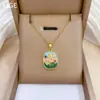 [Acero de titanio] Collar elegante para mujer, cadena de acero con microincrustaciones de cobre, color simple, elegante y elegante, cadena para clavícula.