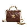 Bolso cruzado infantil estilo Chanel transfronterizo para niñas, bolso de hombro versátil, mini bolso cruzado de cadena acolchado para padres e hijos