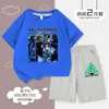 Acción Delta: Fuerte Dragón Custodiando el Cielo - Conjunto de Camisetas de Manga Corta de Algodón Puro para Niños Niños Nameless Golden Rose para Verano