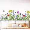Transfronterizo Amazon Comercio Exterior Flores Flores Pegatinas de Mariposas Habitación Sala de Estar Decoración Dormitorio Pegatinas de Pared Autoadhesivas