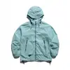 Chaqueta Ligera Rumeng con Capucha de Tacto Fresco para Protección Solar para Hombres y Mujeres, Chaqueta Fina de Verano para Exteriores con Bloqueo de Color y Protección UV