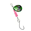 Novo Conjunto de Spinner Rotativo de Longa Distância Transfronteiriço Composto 8g Metal Cobre Sino Spinner Isca de Pesca Atacado