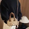 Bolsa Cruzada de Dibujos Animados 2026 Bolso Boston de Nicho Otoñal Bolsa Linda para Mujeres Nuevo para Viajes Cotidianos Versátil Bolso de Mano Bolso de Hombro Versátil Versión Coreana