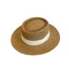 Sombrero Sombrero de Paja de Verano para Mujer Sombrero Moderno de Moda Sombrero Protector Solar Sombrilla Versátil Casual Ins Transpirable Viaje a la Orilla del Mar