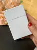 Directo de fábrica 85 largo tamaño king size dos colores partición tapa caja de almacenamiento de plástico para cigarrillos caja de cigarrillos al por mayor
