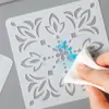 Suministro Exclusivo Transfronterizo de Hermosas Plantillas Recortadas al Óleo Floral para Pintura Infantil y Plantillas de Graffiti Plantillas de Periódico Manuscritas Venta al por Mayor