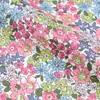 Tela de sarga con estampado pequeño de girasoles florales, Patchwork de tela para colcha, versión AB con cuadros de lunares