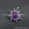 Colgante de Cristal de Piedra Natural Araña Amatista Colgante de Cristal Rosa Irregular Colgante de Accesorios para Collar Pulsera