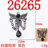 Accesorios de Aleación Serie Oscura Bidimensional Colgante Corazón de Diamante Cruz Mariposa Collar Pulsera Hechos a Mano Accesorios