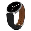 Correa de Reloj de Cuero de Primera Capa Adecuada para Samsung Watch 8 Classic, Correa de Cuero con Patrón de Lichi para Samsung 8/9