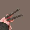Exquisito Pasador para el Cabello para Mujer, Pinza para Flequillo Lateral, Accesorio para el Cabello para Mechones Sueltos, Elegante Pinza de Pato, Pasador Brillante de Pedrería de Alta Gama