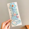 Presilhas de Cabelo Coloridas Dopamine para Meninas, Grampos Laterais, Presilhas Bico de Pato para Testa de Meninas, Acessórios de Cabelo