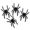 Anillo de Araña Halloween anillo de plástico de juguete araña pequeña regalo Araña de Bromas juguete Araña