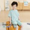 Pijamas Infantiles para Niños y Niñas, Conjuntos de Algodón Puro de Manga Corta, Nuevos Estilo Coreano 2026 Ropa de Casa para Niños, Conjuntos de Verano, Dropshipping