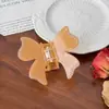 Pinza para el cabello Duowei Accessories de Aleación de Acetato Estilo Coreano, Pasador Extra Grande para la Parte Trasera de la Cabeza, Accesorio para el Cabello Simple y Elegante