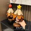 Alfombrilla Aislante para Árbol de Navidad, Salvamanteles Creativos, Posavasos de Mesa, Base para Ollas de Madera Maciza Anti-quemaduras y Resistente a Altas Temperaturas, Adornos para Aparador