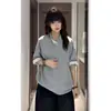 Camiseta Masculina de Verão Color-Blocking Estilo Americano, Manga Curta, Gola Alta, Cleanfit, Ombro Regular Retro Americano, Manga Curta