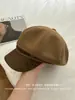 26 Otoño Invierno Nuevo Lana Maillard Retro Temperamento Moda Sombrero Octagonal Mujer Coreano Casual Versátil Boina