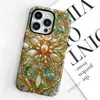 O design de janela mais vendido da Amazon, estilo europeu, luxuoso e colorido, capa de celular magnética para iPhone 16/17 Pro
