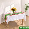 Mantel rectangular desechable de PEVA, mantel extra grueso, desechable, impermeable, a prueba de aceite, antiquemaduras, mantel de plástico para fiesta de cumpleaños