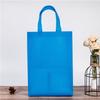 Bolsa de Tela No Tejida en Blanco Bolsa Tote de Compras Personalizada Logotipo Impreso a Color Bolsa de Compras No Tejida Personalizada Grande Favorablemente